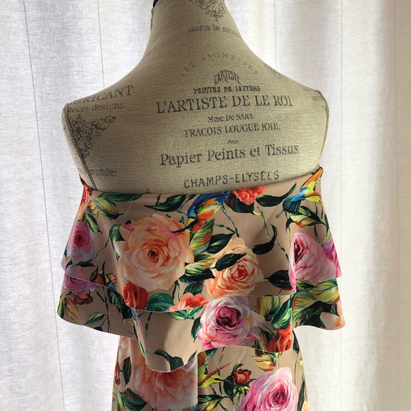 Alexia Admor Floral Off the Shoulder Mini Dress 2 - Picture 9 of 14